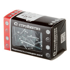 Заклепка вытяжная 3,2x10 мм алюминий/сталь зеленая RAL 6005 (100 шт.) - фото 2