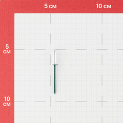 Заклепка вытяжная 3,2x12 мм алюминий/сталь зеленая RAL 6005 (100 шт.) - фото 2