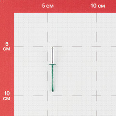 Заклепка вытяжная 4,0x16 мм алюминий/сталь зеленая RAL 6005 (100 шт.) - фото 2