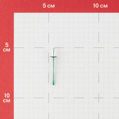 Заклепка вытяжная 4,0x6 мм алюминий/сталь зеленая RAL 6005 (100 шт.) - фото 3