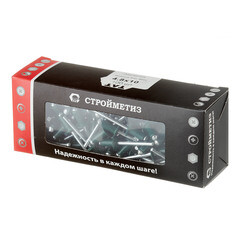 Заклепка вытяжная 4,8x10 мм алюминий/сталь зеленая RAL 6005 (100 шт.) - фото 3