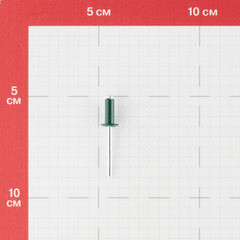 Заклепка вытяжная 4,8x12 мм алюминий/сталь зеленая RAL 6005 (100 шт.) - фото 2