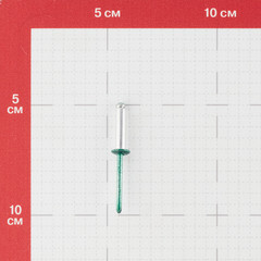 Заклепка вытяжная 4,8x18 мм алюминий/сталь зеленая RAL 6005 (100 шт.) - фото 2