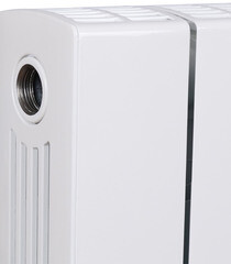 Радиатор биметаллический Rifar Supremo 500 мм 12 секций 3/4 боковое подключение белый - фото 3