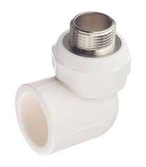 Угол полипропиленовый Valtec 32 мм х 3/4 НР(ш) (VTp.753.0.03205) - фото 1