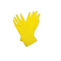 Перчатки латексные Biber с хлопчатобумажным напылением размер (S)