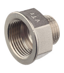 Переходник Valtec 3/4 ВР(г) х 1/2 НР(ш) латунный (VTr.592.N.0504) - фото 3