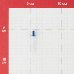 Заклепка вытяжная 4,0x8 мм алюминий/сталь синяя RAL 5005 (100 шт.) - фото 2