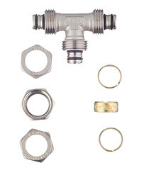 Тройник VALTEC (VTm.331.N.161616) 16 обж(ц) х 16 обж(ц) х 16 обж(ц) - фото 3