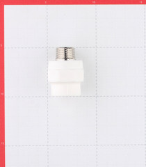 Муфта полипропиленовая Valtec 20 мм х 1/2 НР(ш) (VTp.701.0.02004) - фото 2