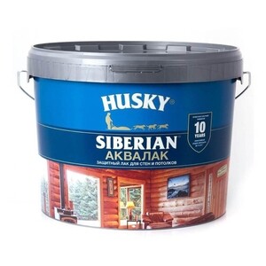 Лак акриловый Husky Siberian Аквалак 9 л — купить в Санкт-Петербурге ...