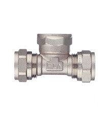 Тройник VALTEC (VTm.332.N.200520) 20 обж(ц) х 3/4 ВР(г) х 20 обж(ц) - фото 3