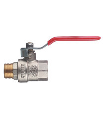 Кран шаровой латунный Valtec Base 1/2 ВР(г) х 1/2 НР(ш) ручка прямой (VT.215.N.04) - фото 3