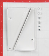 Мойка для кухни 50х50х16 см подвесная с кронштейнами эмалированная (1701) - фото 3