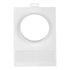 Площадка торцевая Era с решеткой и фланцем d125 мм пластиковая 180х250 мм - фото 3