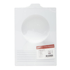 Площадка торцевая Era с решеткой и фланцем d125 мм пластиковая 180х250 мм - фото 2