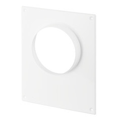 Площадка торцевая Era с фланцем d120 мм металлическая - фото 1