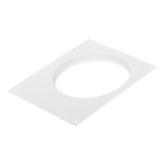 Площадка торцевая ERA с фланцем d160 мм металлическая - фото 2