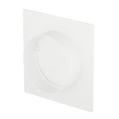 Изображение товара Соединитель для круглых воздуховодов ERA с накладной пластиной с обратным клапаном пластиковый d100 мм