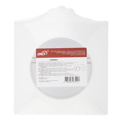 Соединитель для круглых воздуховодов ERA с накладной пластиной с обратным клапаном пластиковый d100 мм - фото 2