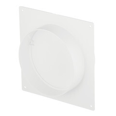 Соединитель для круглых воздуховодов Era с накладной пластиной с обратным клапаном пластиковый d125 мм - фото 1