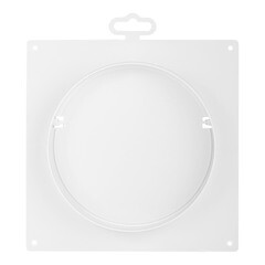 Соединитель для круглых воздуховодов ERA с накладной пластиной с обратным клапаном пластиковый d150 мм - фото 3