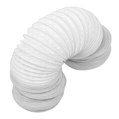 Воздуховод гибкий гофрированный армированный Era полимерный d100 мм 6 м - фото 2