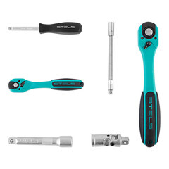 Набор инструментов универсальный Stels (14117) (82 шт.) - фото 2