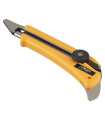 Изображение товара Нож строительный Olfa 18 мм с ломающимся лезвием пластиковый корпус для ковровых покрытий