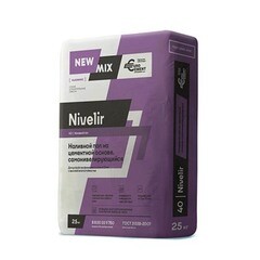 Ровнитель (наливной пол) New Mix Nivelir самонивелирующийся 25 кг