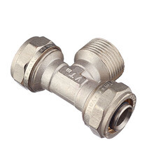 Тройник VALTEC (VTm.333.N.260626) 26 обж(ц) х 1 НР(ш) х 26 обж(ц) - фото 4