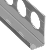 Профиль для плитки до 10 мм окантовочный Г-образный полированный нержавеющая сталь 2700х25х11,6 мм - фото 3