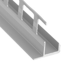 Профиль для плитки до 10 мм окантовочный Г-образный алюминиевый 2700х26х20 мм - фото 3