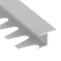 Профиль для плитки до 10 мм гнущийся стыкоперекрывающий алюминиевый 2700х34,8х12,4 мм - фото 2