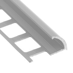 Профиль для плитки до 10 мм окантовочный наружный алюминиевый 2700х27х14,5 мм - фото 4