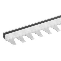 Крепеж закладной алюминиевый для т-образного профиля для напольных покрытий толщиной от 9 до 12 мм 2700х27х9,5 мм - фото 5