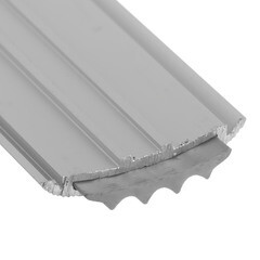 Порог алюминиевый для кафельной плитки стыкоперекрывающий с ПВХ-вставкой 2700х40х5,3 мм - фото 2