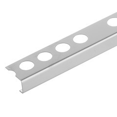 Профиль для плитки до 12 мм полированный Г-образный нержавеющая сталь 2700х25х13,6 мм - фото 1