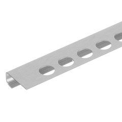 Профиль для плитки до 10 мм матовый наружный нержавеющая сталь 2700х28х11,6 мм - фото 4