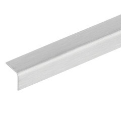 Изображение товара Уголок для плитки прямой наружный нержавеющая сталь 2700х10х10 мм матовый