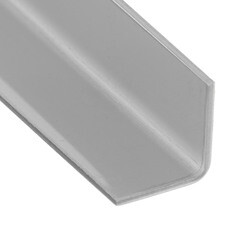Уголок для плитки прямой наружный нержавеющая сталь 2700х10х10 мм матовый - фото 3