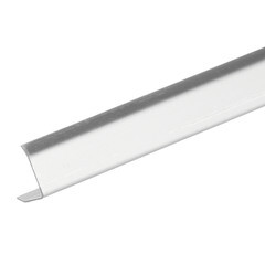 Изображение товара Уголок для плитки полированный скошенный край нержавеющая сталь 2700х20х20 мм