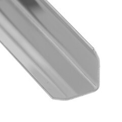 Уголок для плитки полированный скошенный край нержавеющая сталь 2700х15х15 мм - фото 3