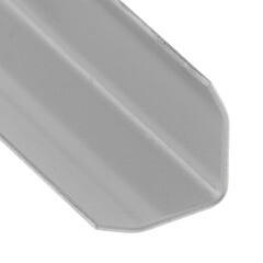 Уголок для плитки скошенный край нержавеющая сталь 2700х15х15 мм - фото 2