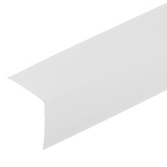 Уголок ПВХ 40х40х2700 мм гладкий белый - фото 3