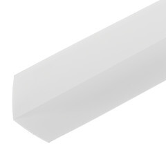 Уголок ПВХ 50х50х2700 мм гладкий белый - фото 1