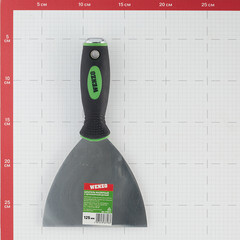 Шпатель малярный Wenzo 125 мм с эргономичной ручкой и ударным наконечником (678513) - фото 2