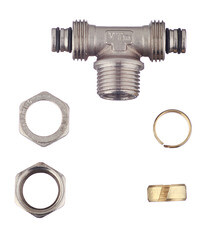 Тройник VALTEC (VTm.333.N.160416) 16 обж(ц) х 1/2 НР(ш) х 16 обж(ц) - фото 3