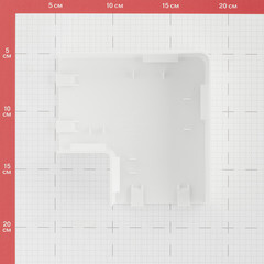 Угол плоский для кабель-канала DKC 80х40 мм белый (01740/01740DIY) - фото 3