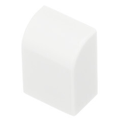 Заглушка для кабель-канала EKF 15х10 мм белая (4 шт.) (ecw-15-10х4)